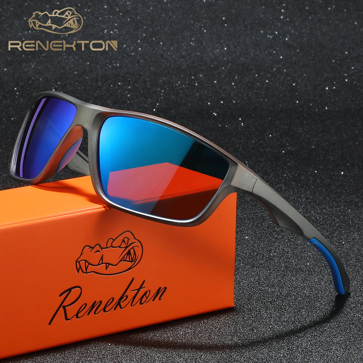 Lunettes de Soleil Polarisées Gris Dégradé pour Homme — illustration 2 Image