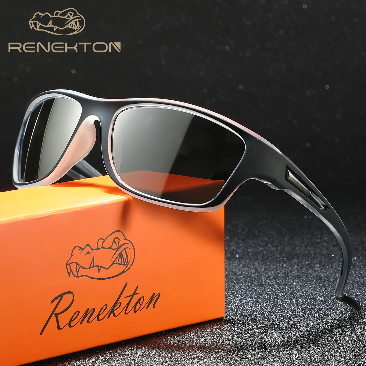 Lunettes De Soleil Polarisées Homme UV400 Décontractées — Blanc et Gris, photo 4