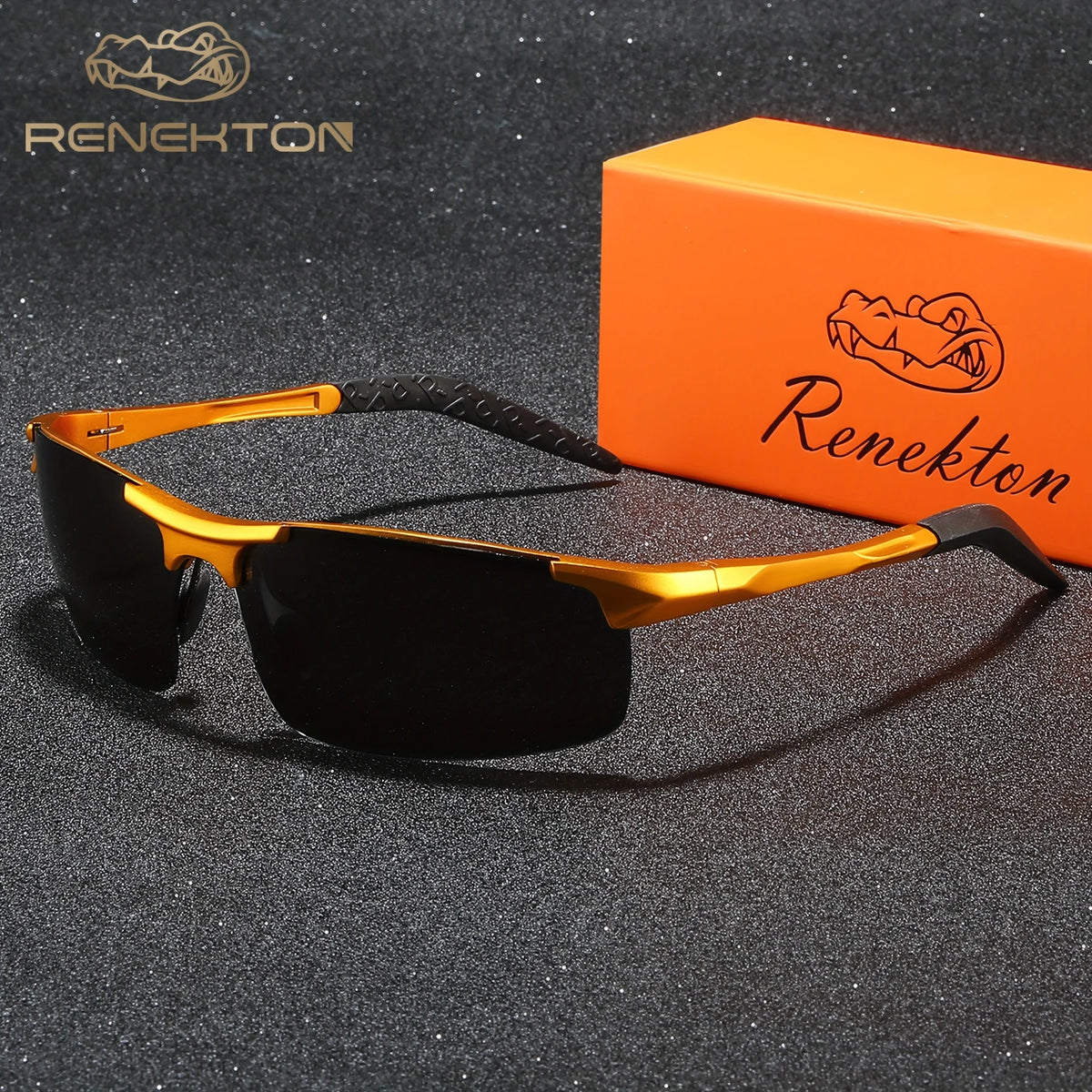 Lunettes de Soleil Polarisées Sans Monture en Alliage — photo 4