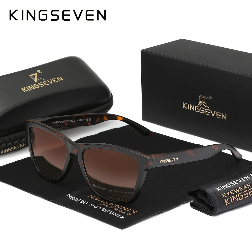 Lunettes De Soleil Polarisées Sport Décontractées — Noir Marron Léopard, photo 2