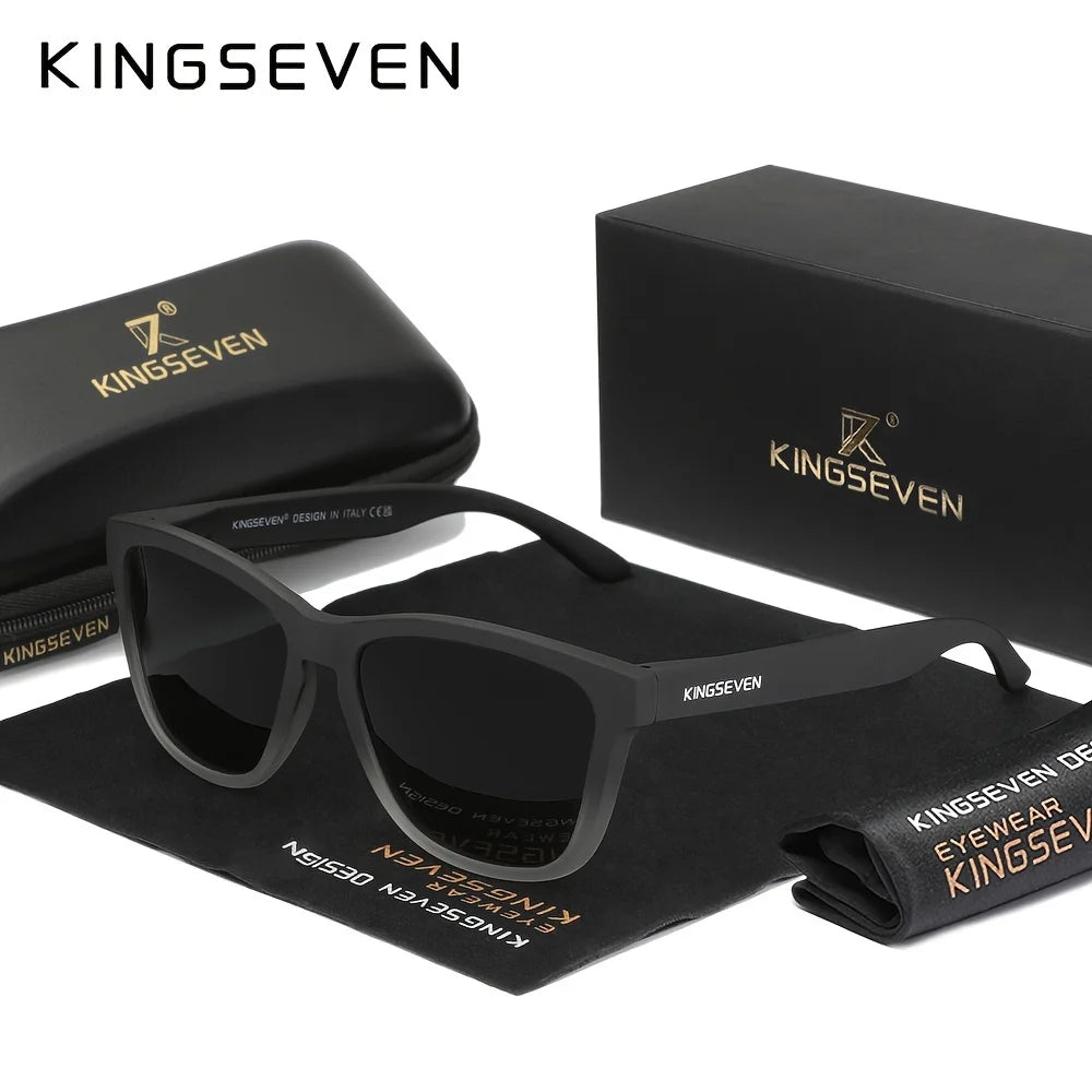 Lunettes De Soleil Polarisées Sport Décontractées — Noir Dégradé Gris, photo 7
