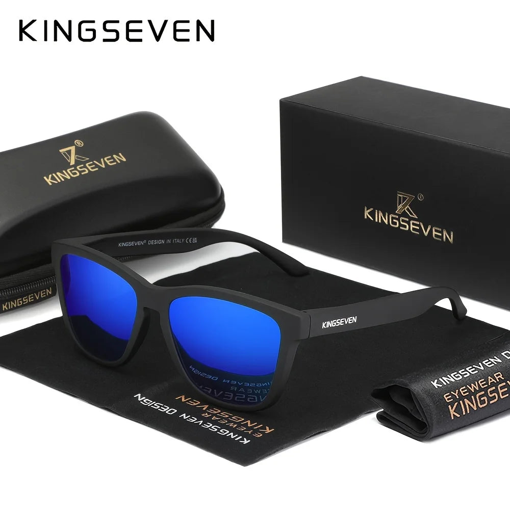 Lunettes De Soleil Polarisées Sport Décontractées — Noir Bleu Foncé Miroir, photo 14
