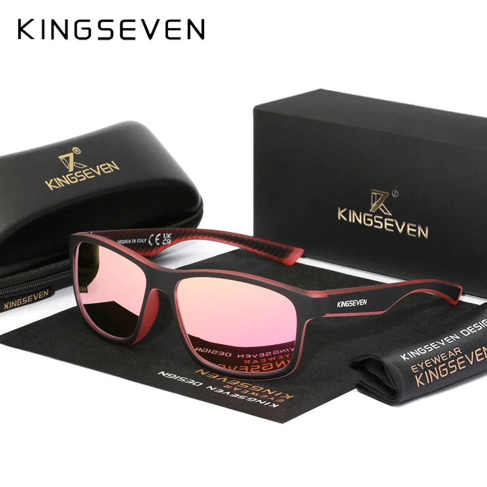 Lunettes Polarisées Décontractées en Polycarbonate — Rose Rose, photo 5
