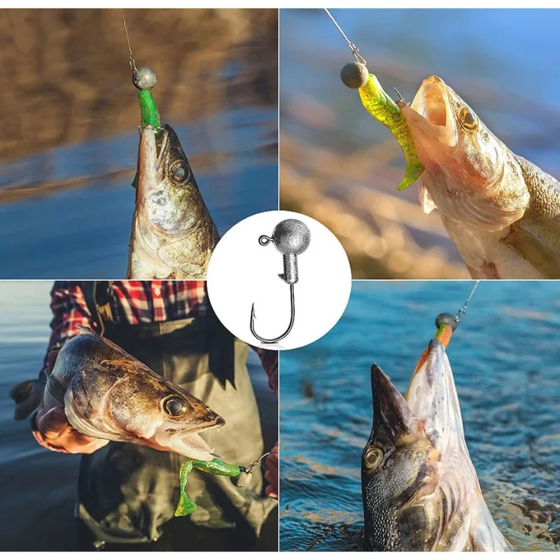 Matériel De Pêche Avec Têtes De Jig Et Leurres — photo 11
