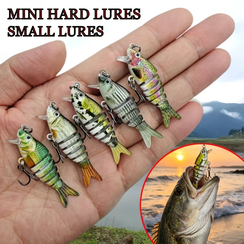 Mini Leurre Swimbait Souple Multi-Segments