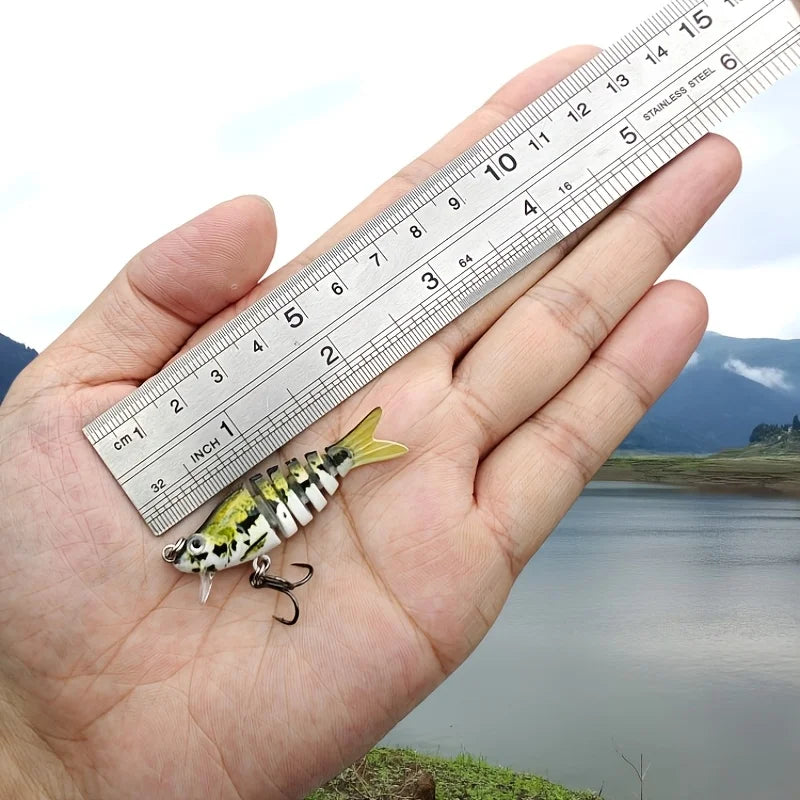 Mini Leurre Swimbait Souple Multi-Segments — photo 2