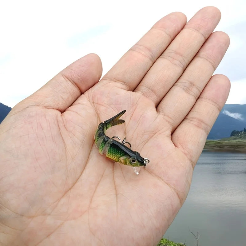 Mini Leurre Swimbait Souple Multi-Segments — photo 3