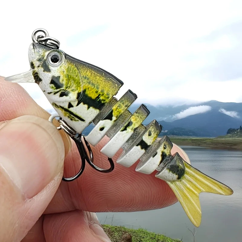 Mini Leurre Swimbait Souple Multi-Segments — photo 6