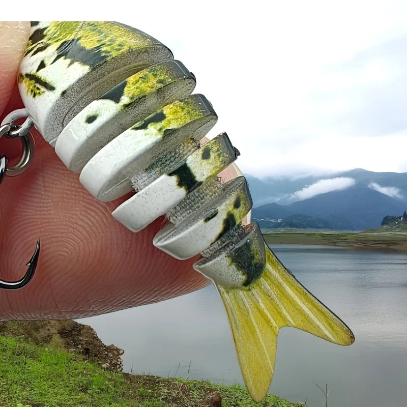 Mini Leurre Swimbait Souple Multi-Segments — photo 7