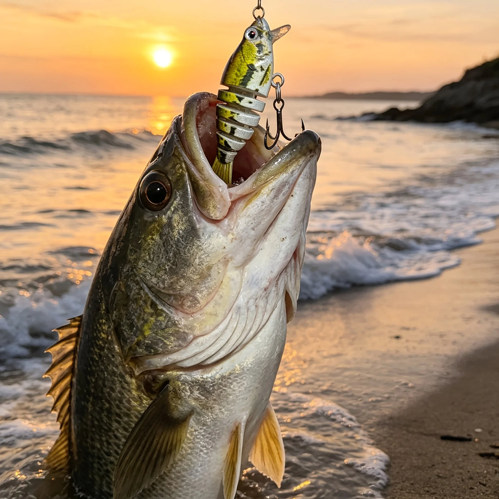 Mini Leurre Swimbait Souple Multi-Segments — photo 8