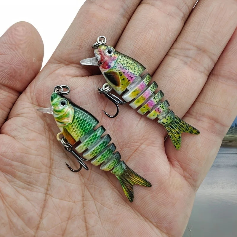 Mini Leurre Swimbait Souple Multi-Segments — photo 13