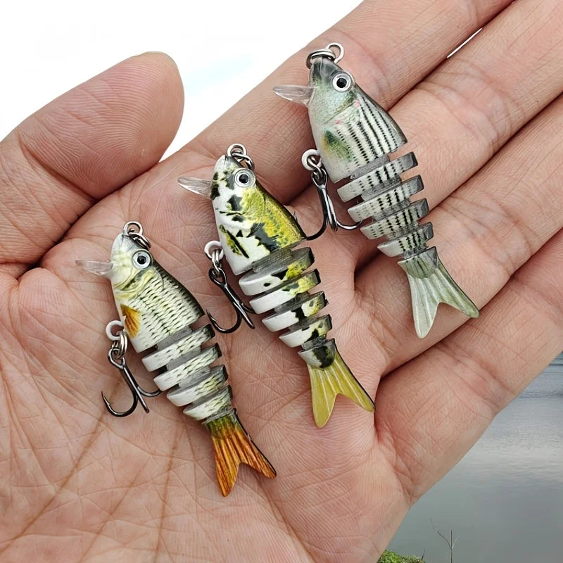 Mini Leurre Swimbait Souple Multi-Segments — photo 14