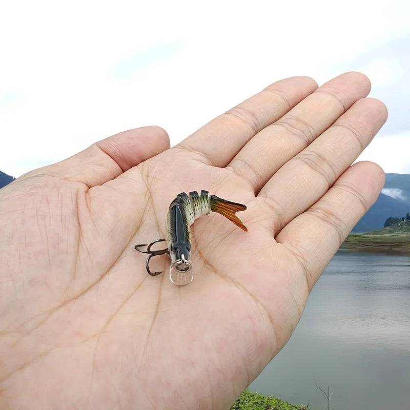 Mini Leurre Swimbait Souple Multi-Segments — photo 15