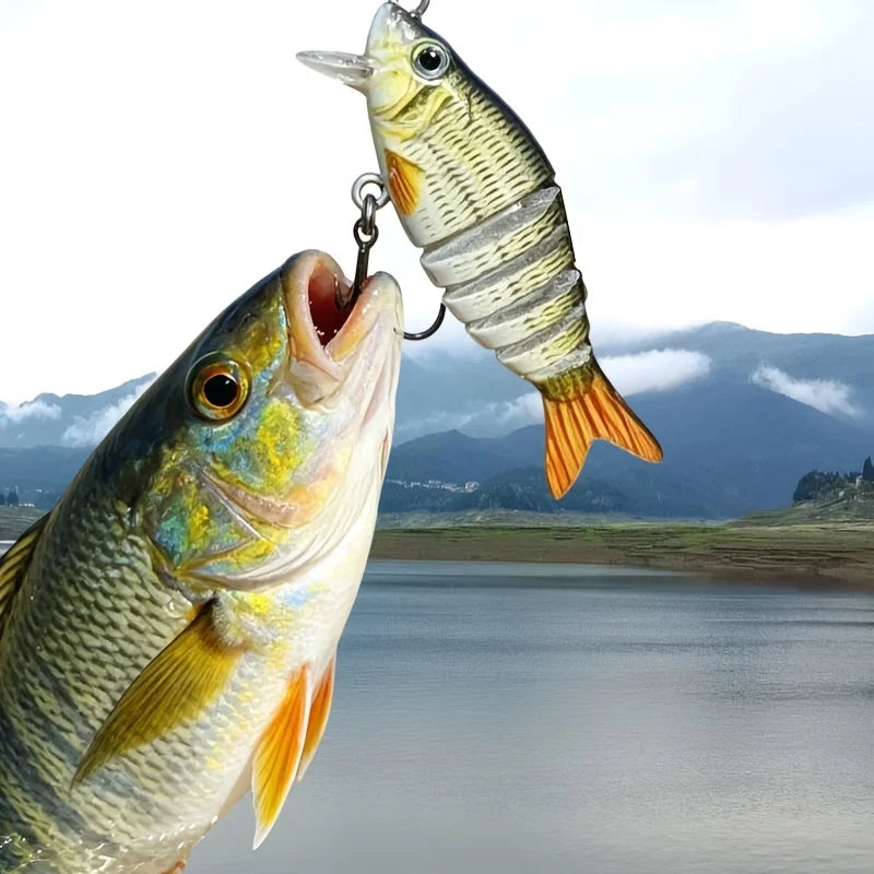 Mini Leurre Swimbait Souple Multi-Segments — photo 18