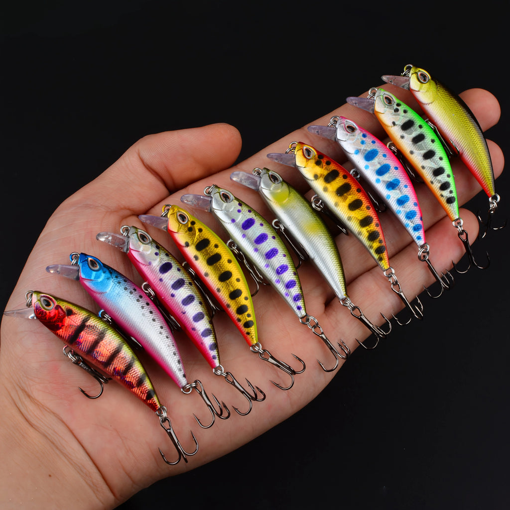 Mini Leurres Bionic Minnow 3D avec Hameçon Triple — photo 2