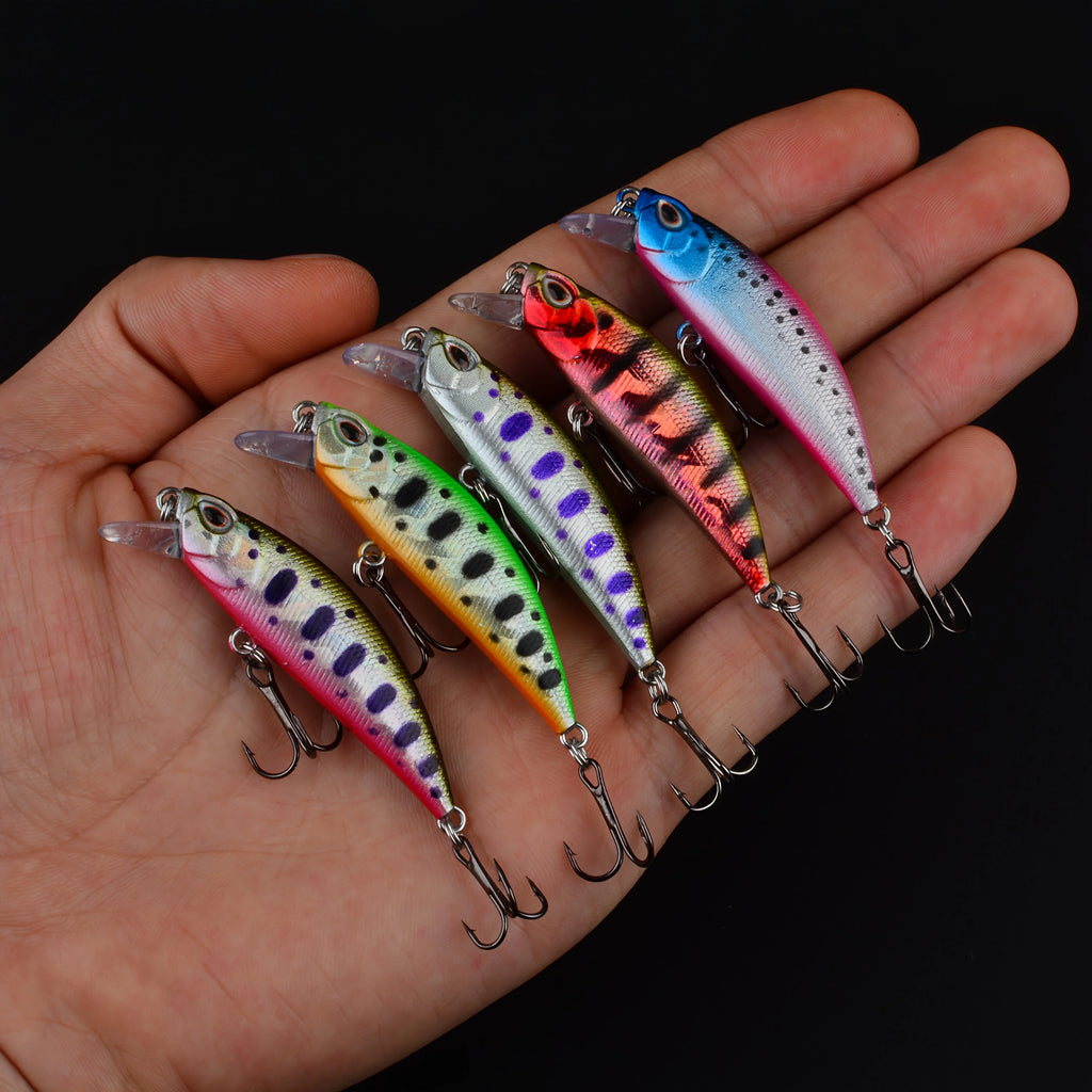 Mini Leurres Bionic Minnow 3D avec Hameçon Triple — photo 5