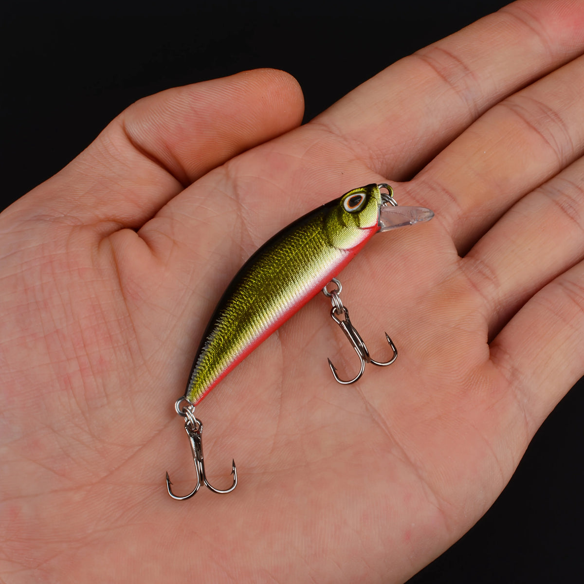 Mini Leurres Bionic Minnow 3D avec Hameçon Triple — photo 7