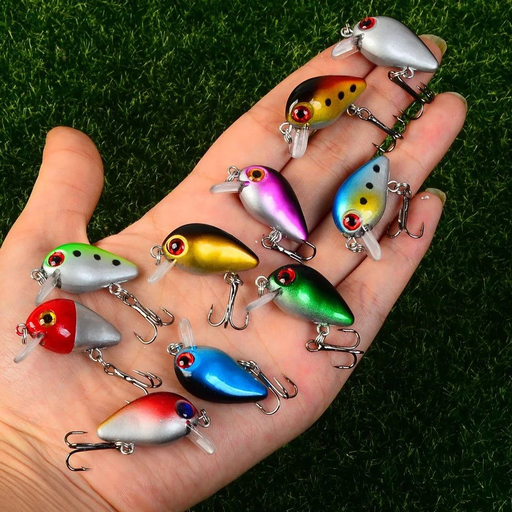 Mini Leurres Couineux pour Pêche en Mer et Eau Douce