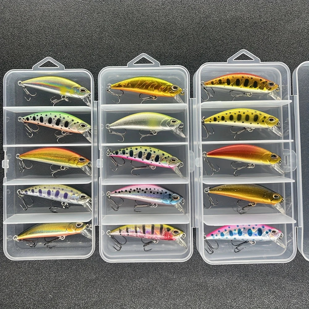 Mini Leurres Minnow Coulants 5 Pièces