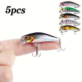 Mini Leurres Vairon Durs 4,5 Cm Lot De 5