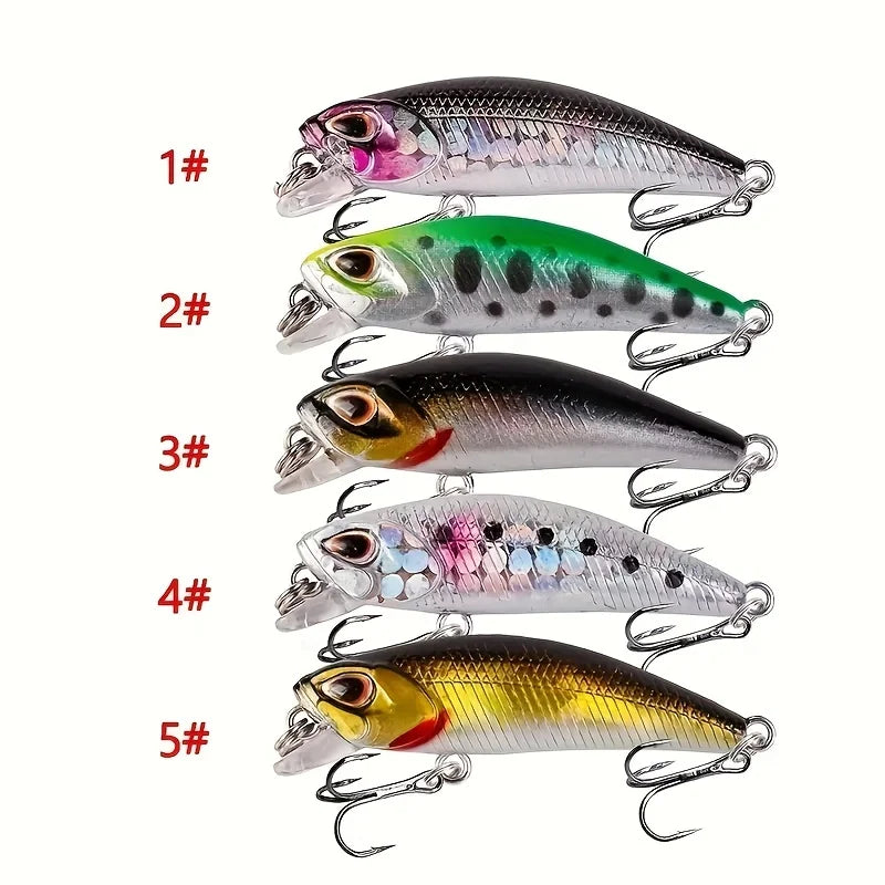 Mini Leurres Vairon Durs 4,5 Cm Lot De 5 — photo 4
