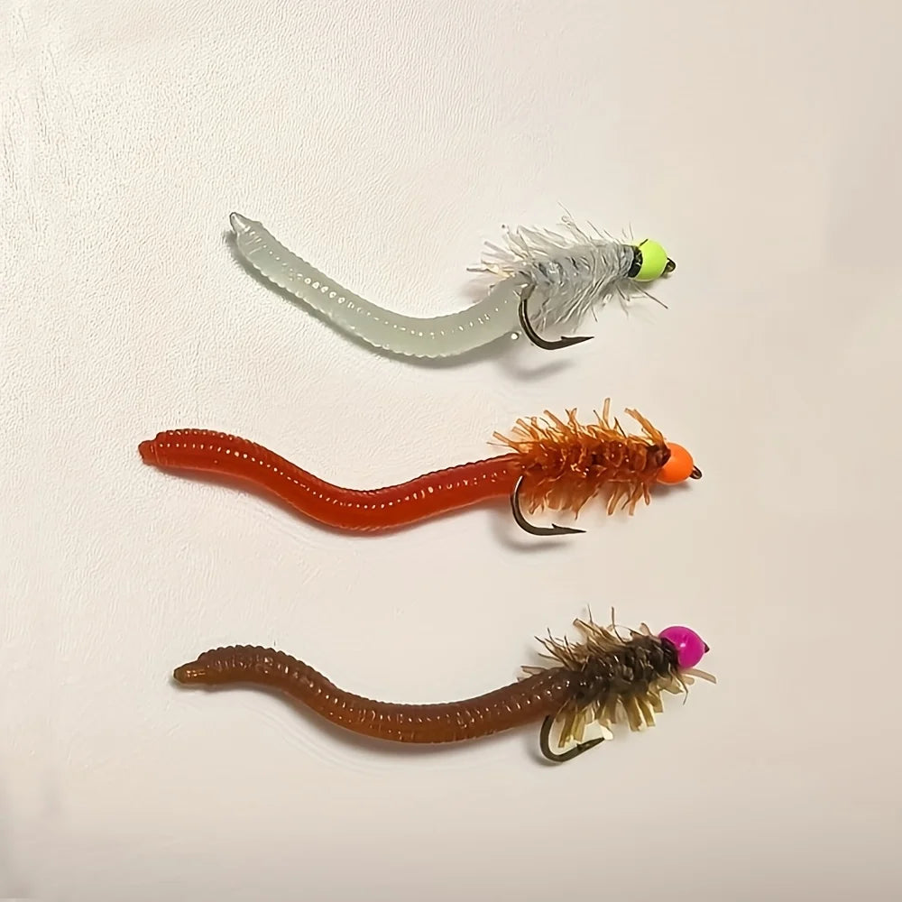 Mouches De Pêche À La Mouche En Acier Carbone 7 Pièces
