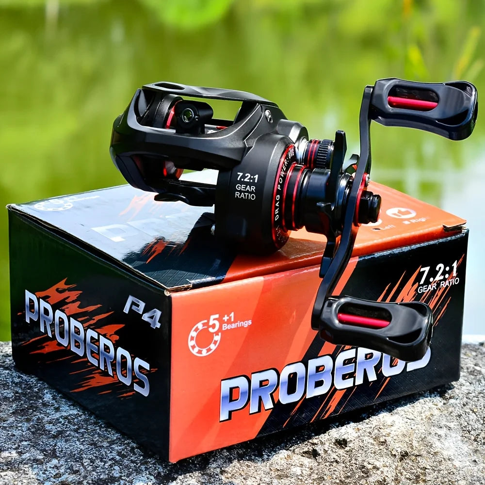 Moulinet Baitcast 5+1 Roulements 7,2:1 — photo 2