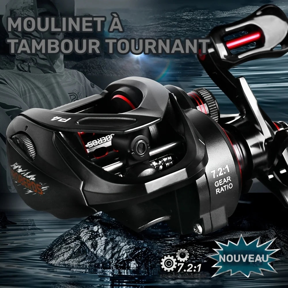 Moulinet Baitcast 5+1 Roulements 7,2:1 — photo 3