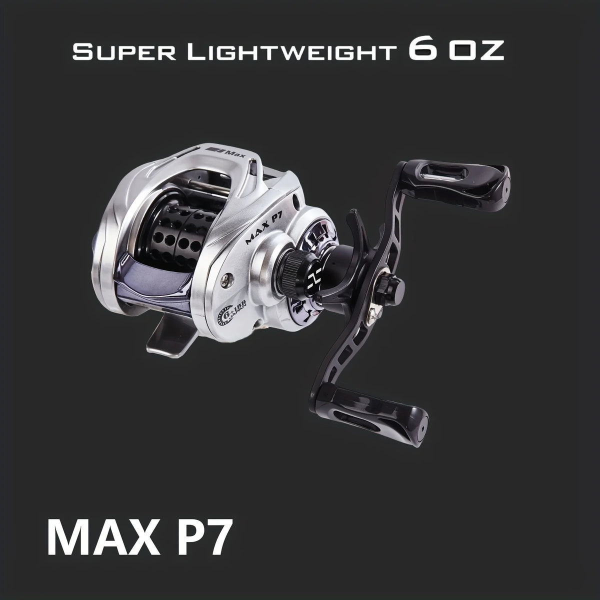 Moulinet Baitcasting Compact 6+1BB Frein Carbone — photo 4
