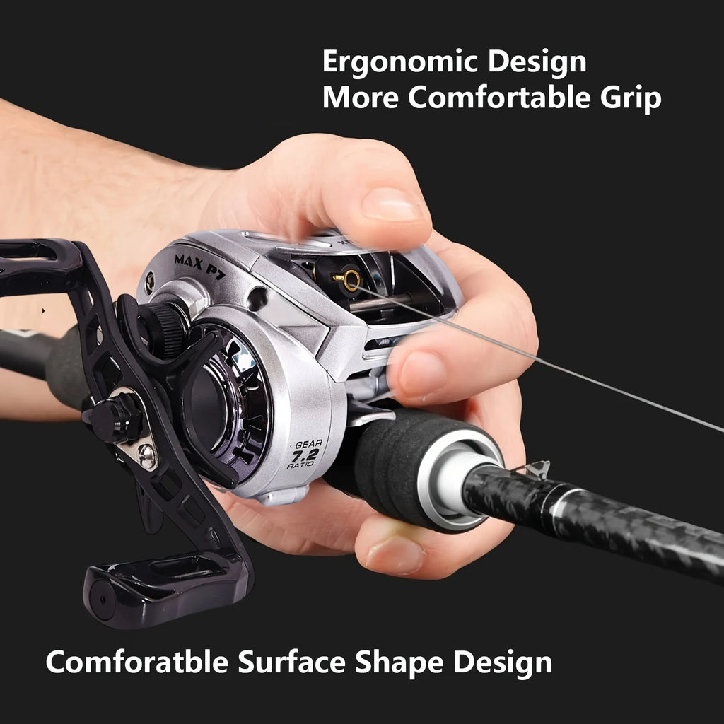 Moulinet Baitcasting Compact 6+1BB Frein Carbone — photo 6