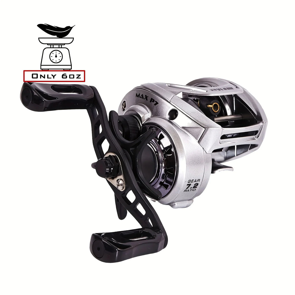 Moulinet Baitcasting Compact 6+1BB Frein Carbone — photo 7