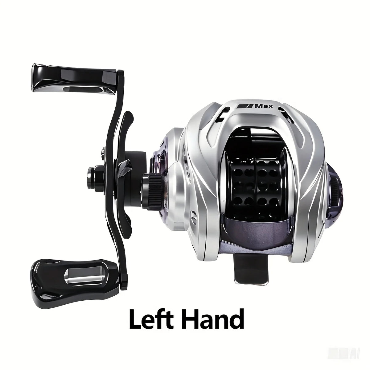 Moulinet Baitcasting Compact 6+1BB Frein Carbone — Manivelle Main Gauche, photo 11