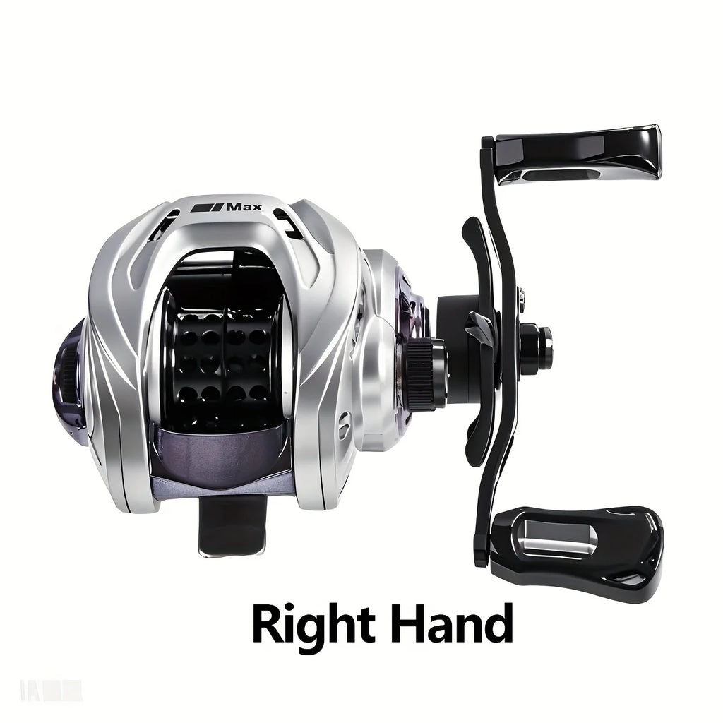 Moulinet Baitcasting Compact 6+1BB Frein Carbone — Manivelle Main Droite, photo 12