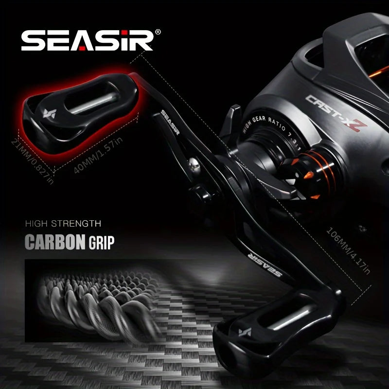 Moulinet Baitcasting En Fibre De Carbone — photo 2