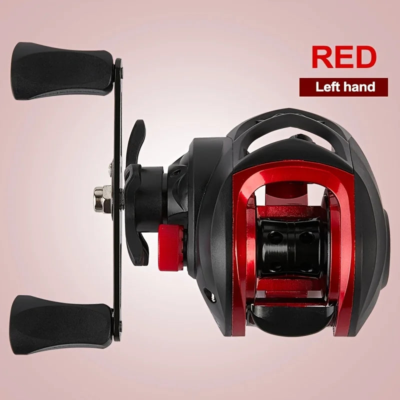 Moulinet Baitcasting LC200 en Métal 7.2:1 — Rouge Main Gauche, photo 8