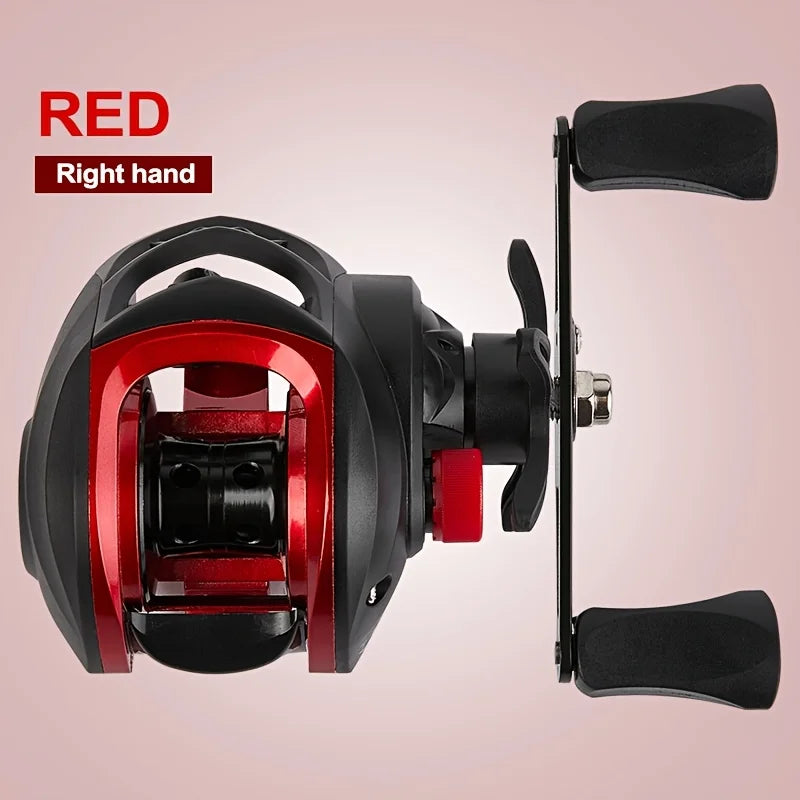 Moulinet Baitcasting LC200 en Métal 7.2:1 — Rouge Main Droite, photo 9