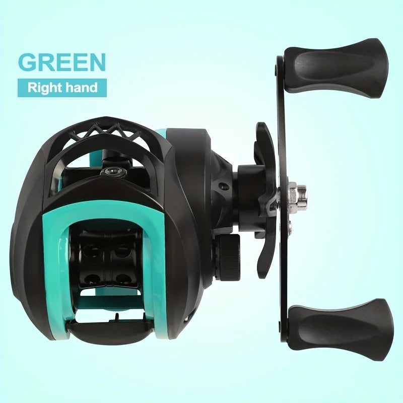 Moulinet Baitcasting LC200 en Métal 7.2:1 — Vert Main Droite, photo 12