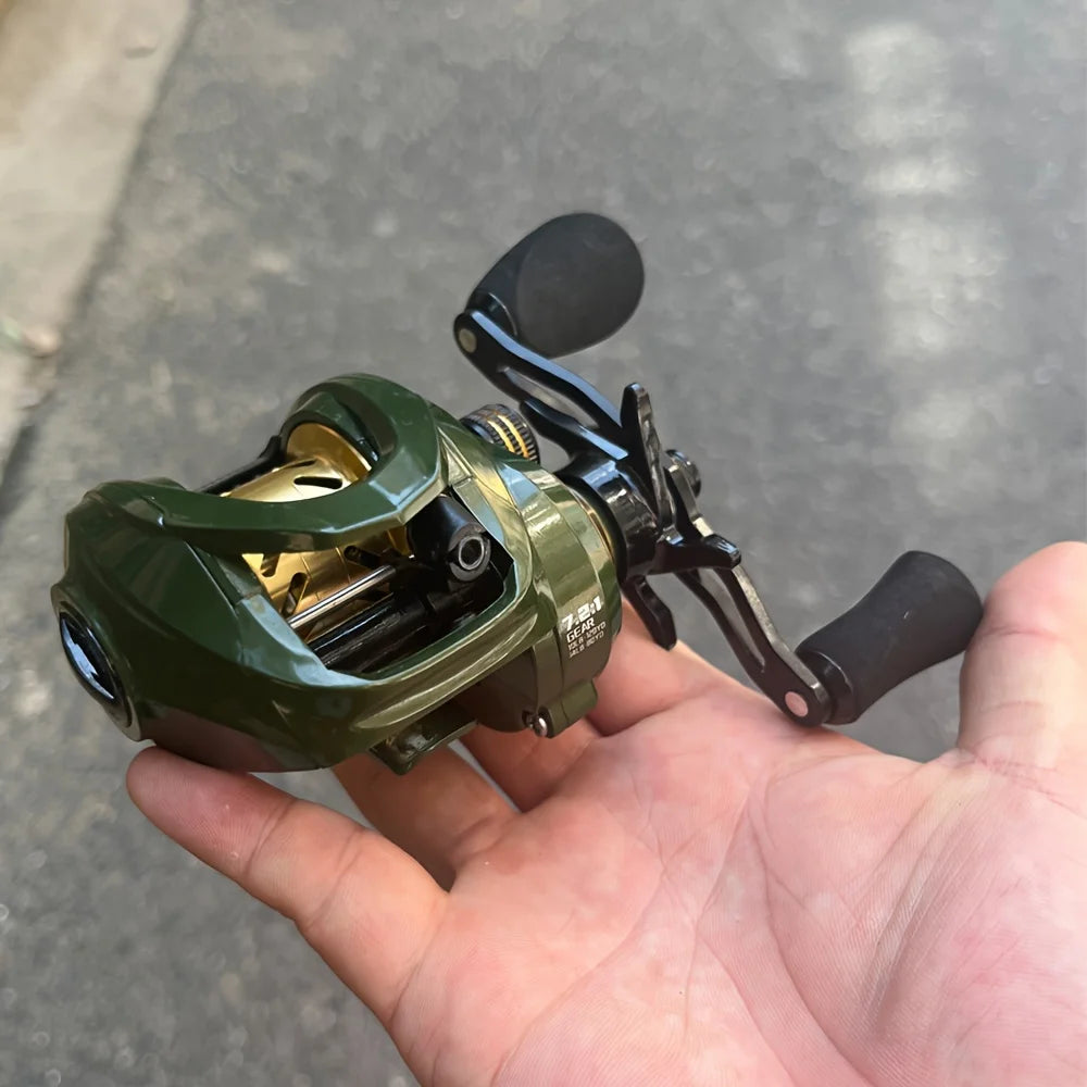 Moulinet Baitcasting Robuste À Bobine Plate Et Profonde — photo 7