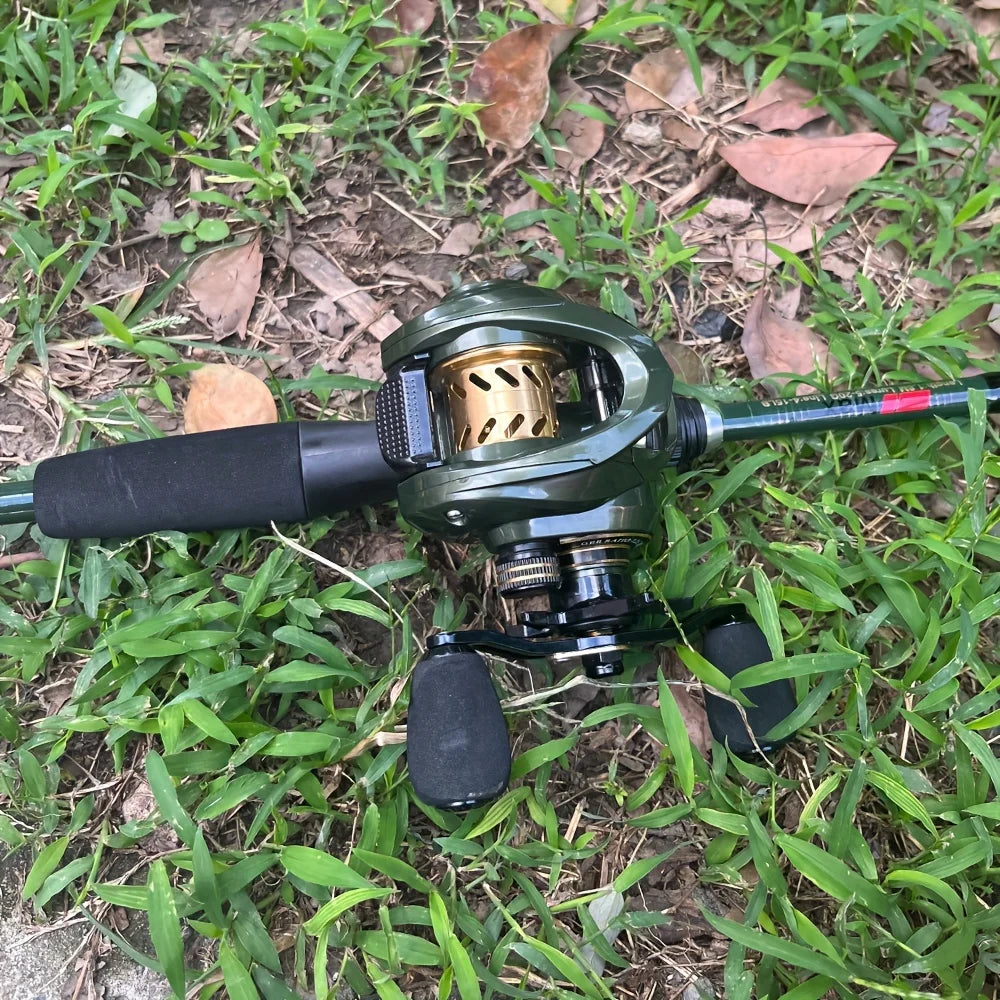 Moulinet Baitcasting Robuste À Bobine Plate Et Profonde — photo 8