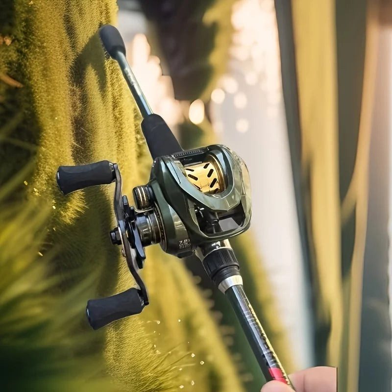 Moulinet Baitcasting Robuste À Bobine Plate Et Profonde — photo 9