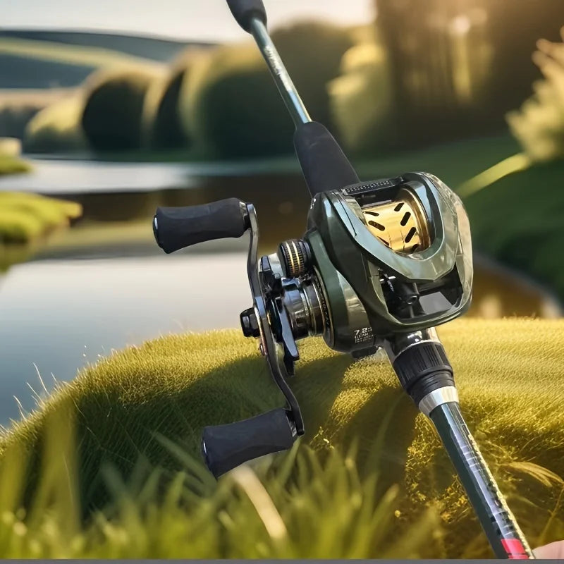 Moulinet Baitcasting Robuste À Bobine Plate Et Profonde — photo 15