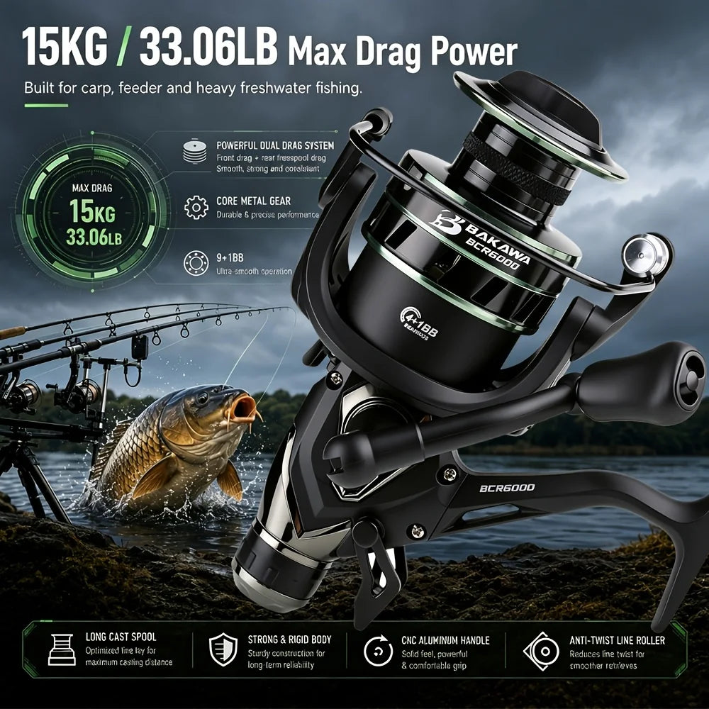 Moulinet Baitrunner 5000 Frein Avant et Arrière — photo 3