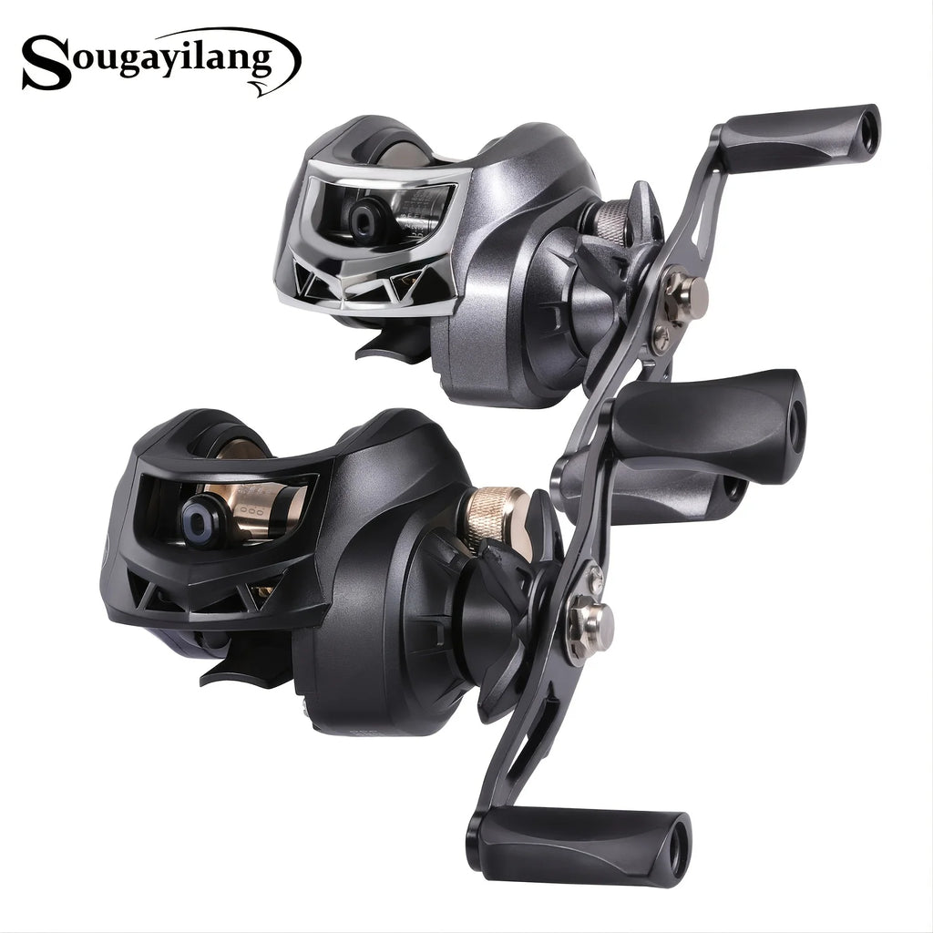 Moulinet De Pêche Baitcasting En Aluminium Ambidextre — photo 3