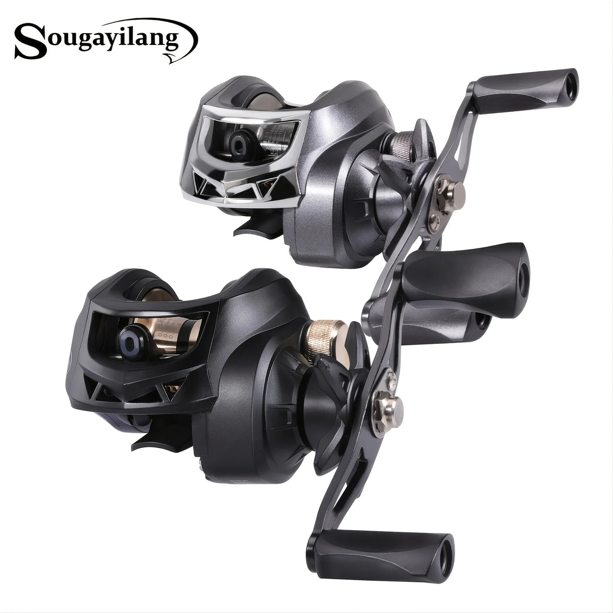 Moulinet De Pêche Baitcasting En Aluminium Ambidextre — photo 3
