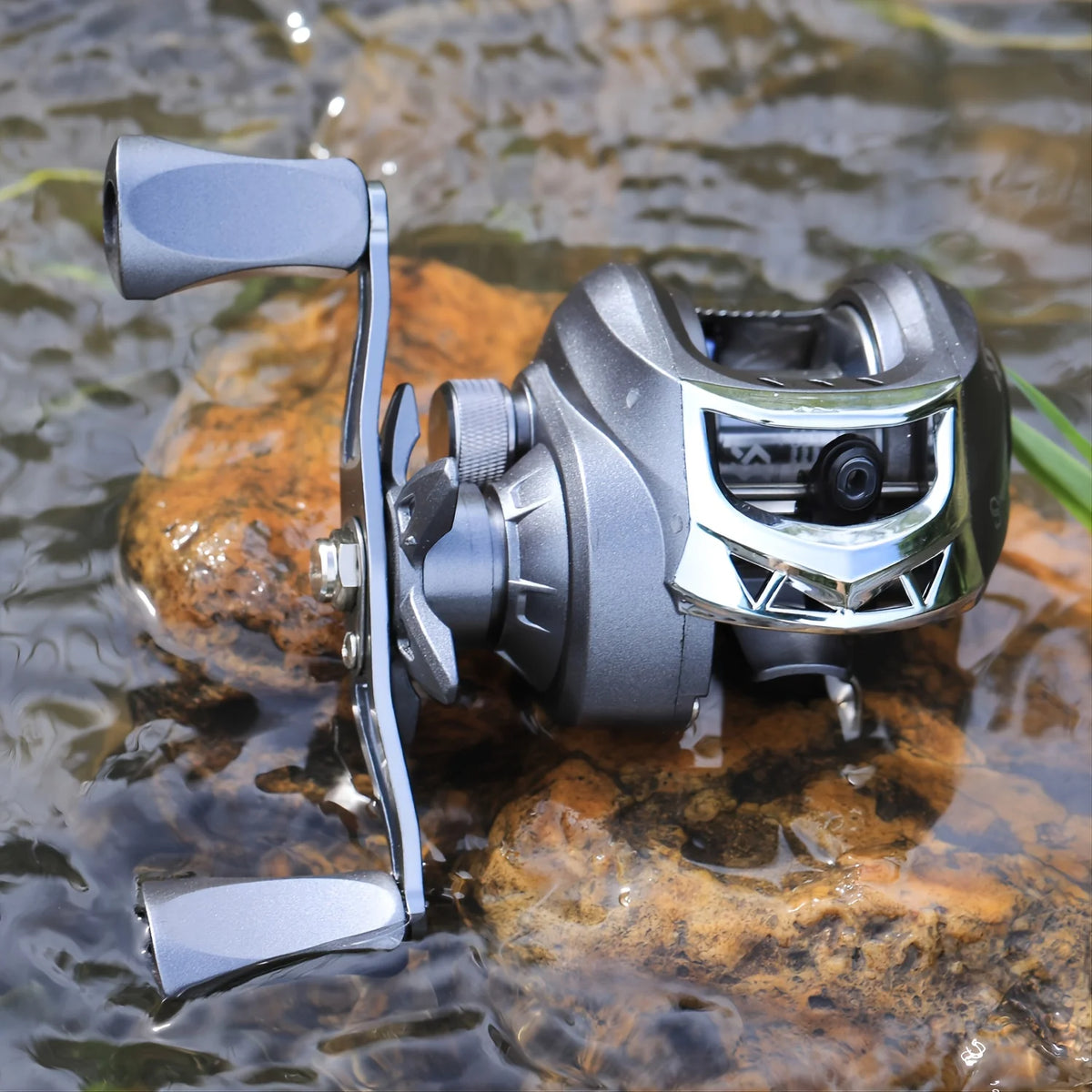 Moulinet De Pêche Baitcasting En Aluminium Ambidextre — photo 7