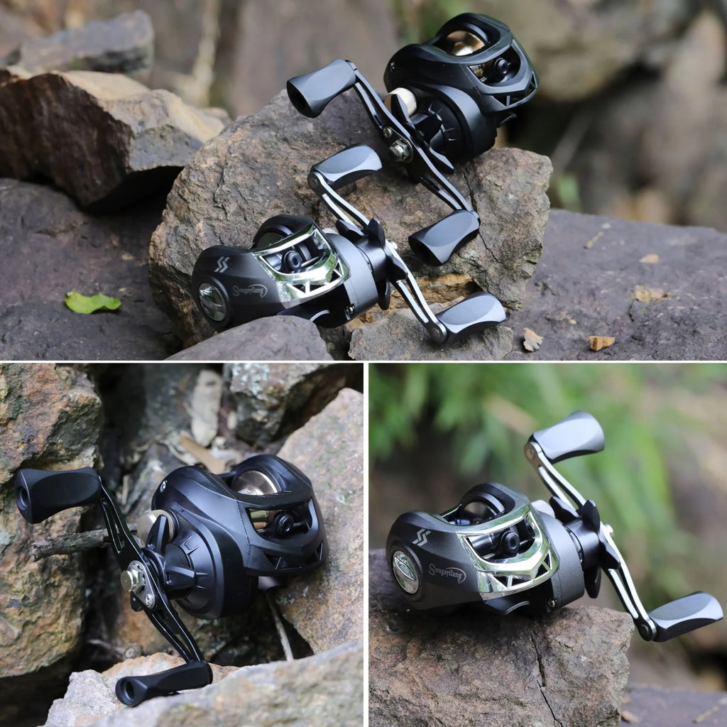 Moulinet De Pêche Baitcasting En Aluminium Ambidextre — photo 16