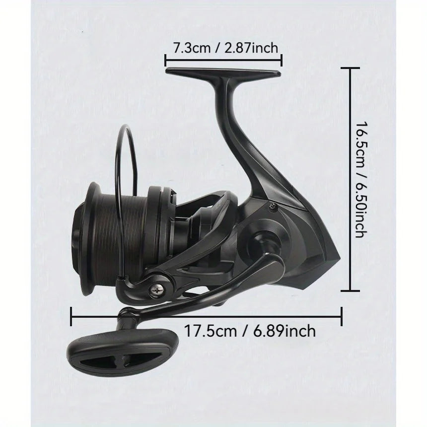Moulinet De Pêche Métal 8000-14000 Pour Mer