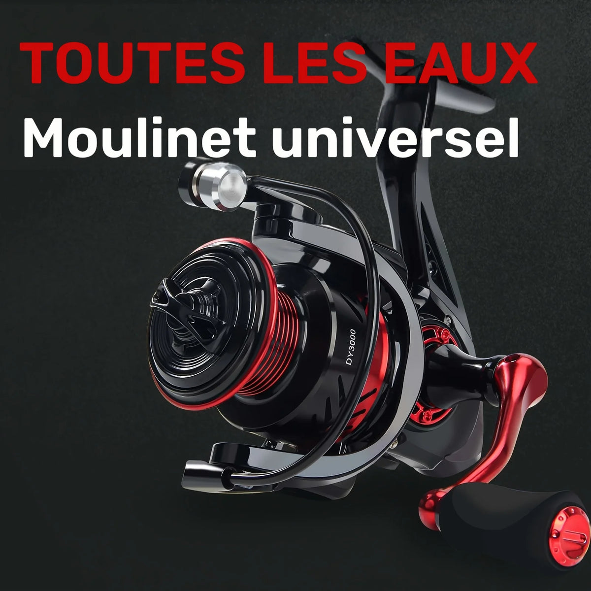 Moulinet Rotatif en Fibre de Carbone pour Pêche — photo 2