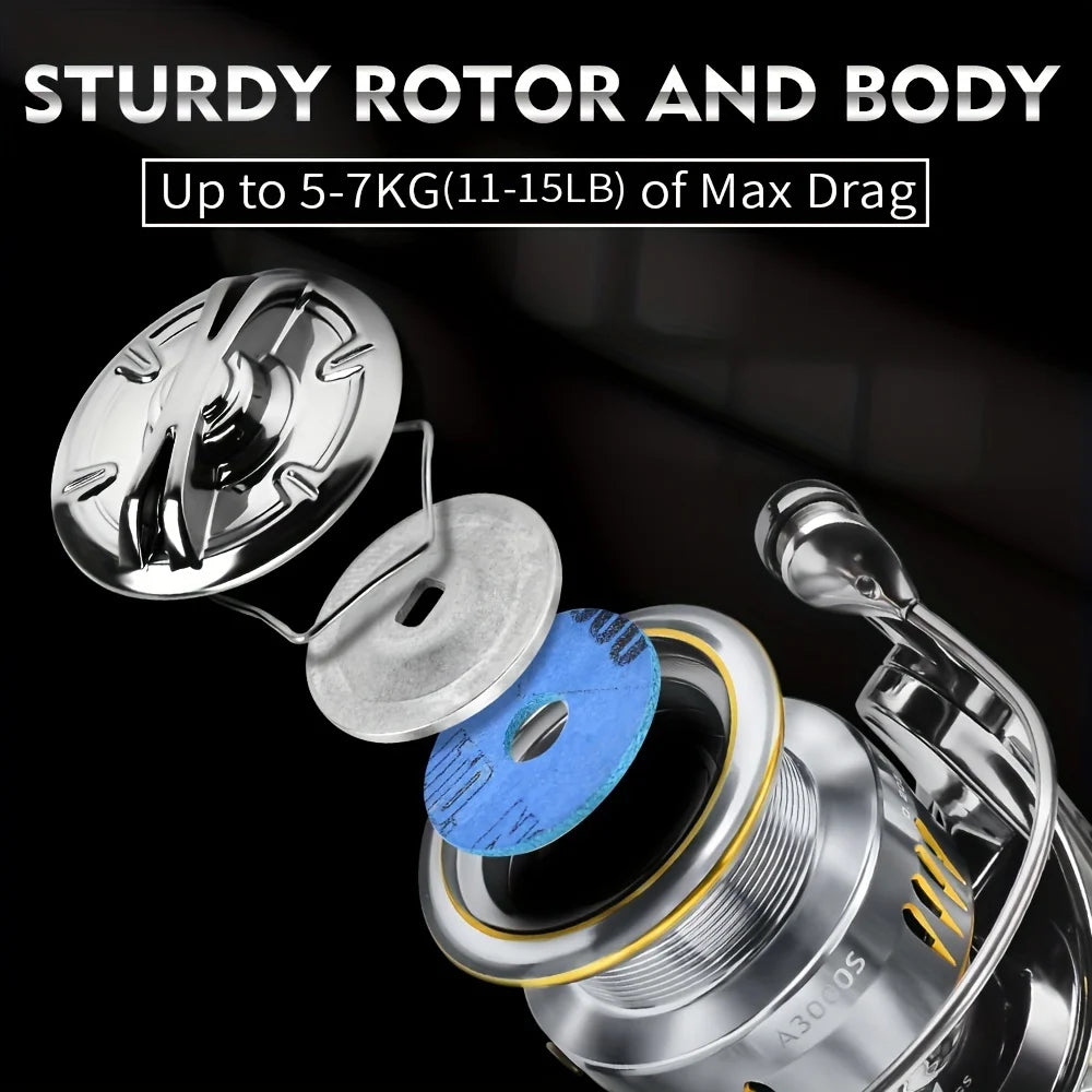 Moulinet Rotatif en Fibre de Carbone pour Pêche — photo 14