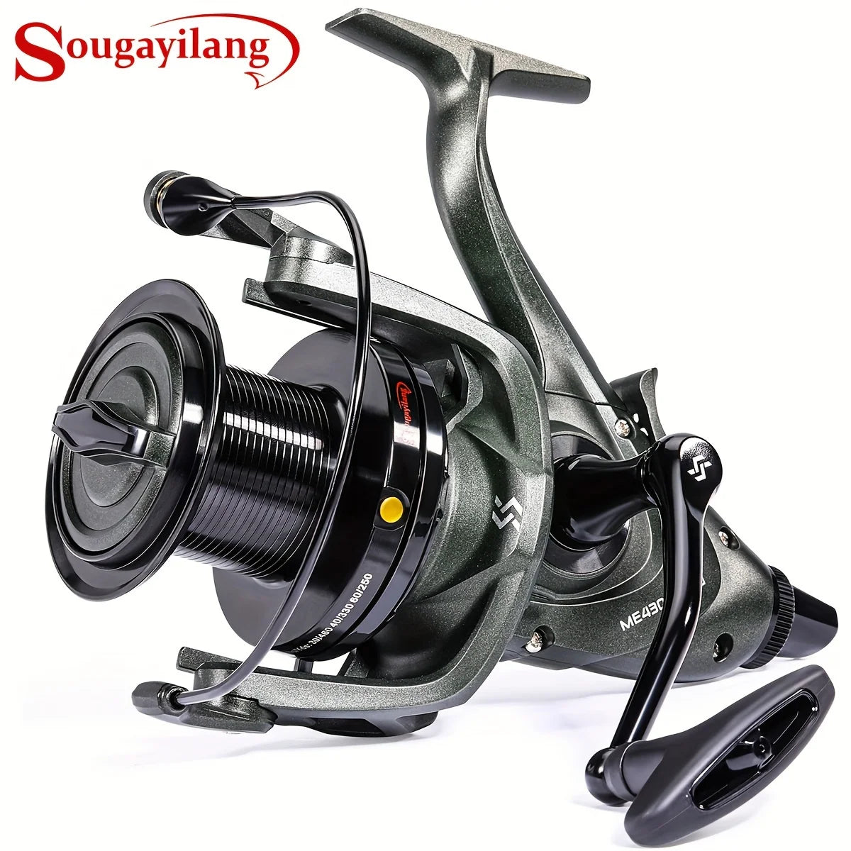 Moulinet Rotatif en Graphite pour Pêche en Mer